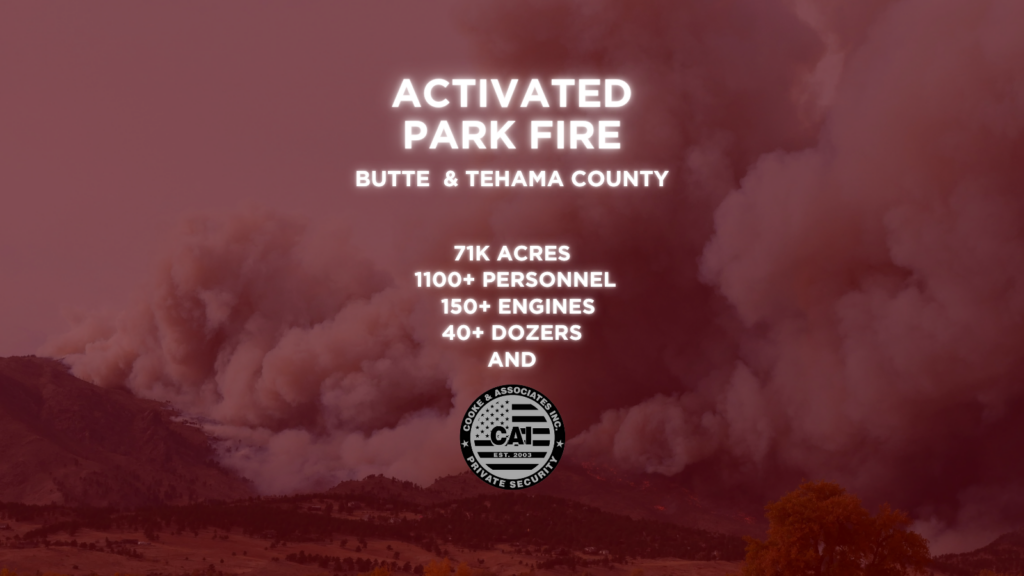 ACTIVATED: Park Fire